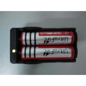 18650 double groove smart Lithium battery charger holder UD09089